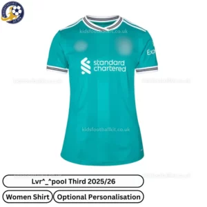 Lvr^_^pooI Third Women Football Shirt 25_26-front view